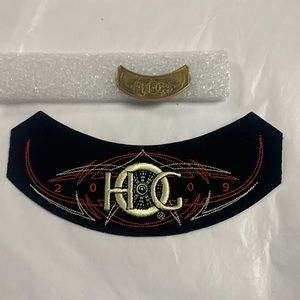 Harley-Davidson HOG members exclusive 2009 patch and pin set!